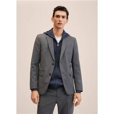 Americana traje slim fit lana virgen -  Hombre | MANGO OUTLET España