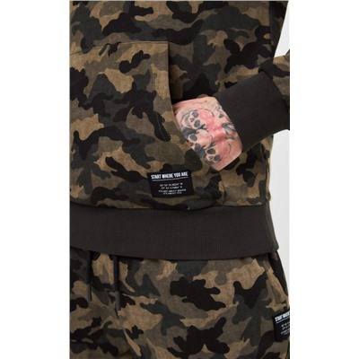 Толстовка F411-0590 khaki camo