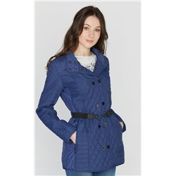 Куртка F012-1210 blue женская стеганая демисезонная