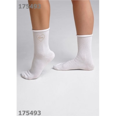 CLEVER CLE Носки жен.Д5424 8 Марта хл+эл Д5424