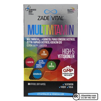 Zade Vital Мультивитамины 30 капсул