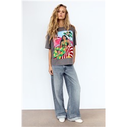 GIRLS' PRINT T-SHIRT