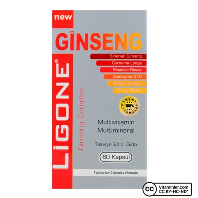 Ligone Ginseng Multivitamin 60 капсул