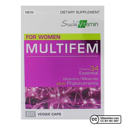 Витамин в воде Multifem Multivitamin 60 капсул