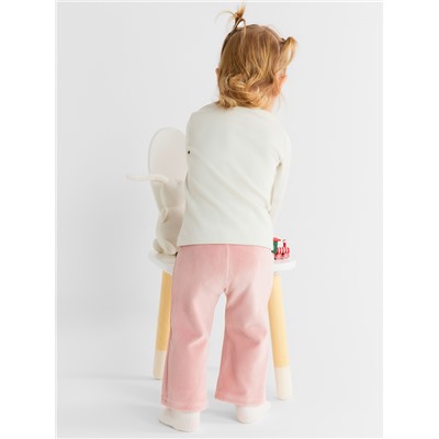 Брюки Крошка Я Plushy, р. 86-92 см, розовый