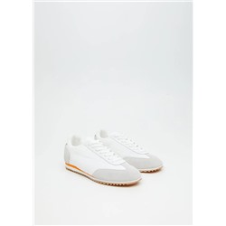 Deportivas combinadas piel -  Mujer | MANGO OUTLET España