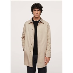 Trench largo impermeable -  Hombre | MANGO OUTLET España