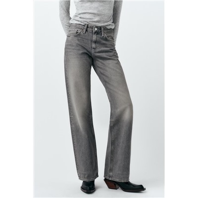 JEANS TRF WIDE LEG TIRO MEDIO FULL LENGTH