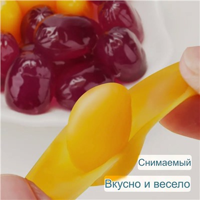 Популярный и очень вкусный мармелад, который можно чистить как настоящие фрукты от кожуры 🍌   Но я ела их всё вместе 😋