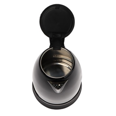 Чайник электрический Homestar HS-1010, металл, 1.8 л, 1500 Вт, чёрный