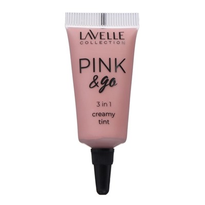 Кремовый тинт LavelleCollection Pink & Go 3 в 1, тон 01