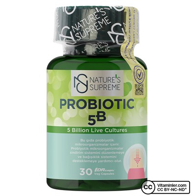 Nature's Supreme Probiotic 5B 30 капсул