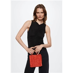 Top detalle fruncido -  Mujer | MANGO OUTLET España