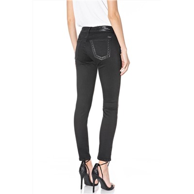 Vaquero skinny fit New Luz - Negro