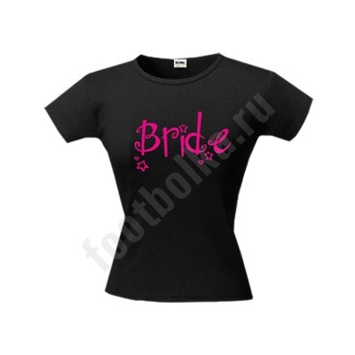Футболка "Bride" светится в УФ