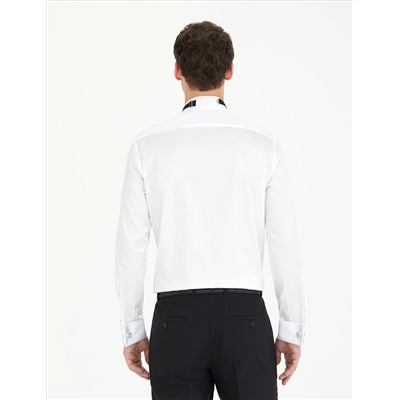 Рубашка для смокинга с белым Slim Fit