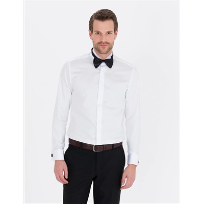 Рубашка для смокинга с белым Slim Fit