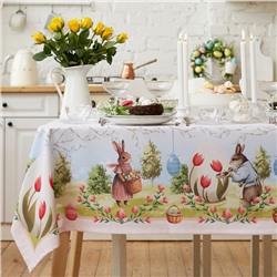 Скатерть Доляна Easter garden, 145×215 +/- 3 см, 100% п/э