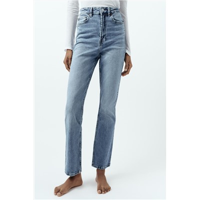 JEANS TRF STOVE PIPE TIRO ALTO