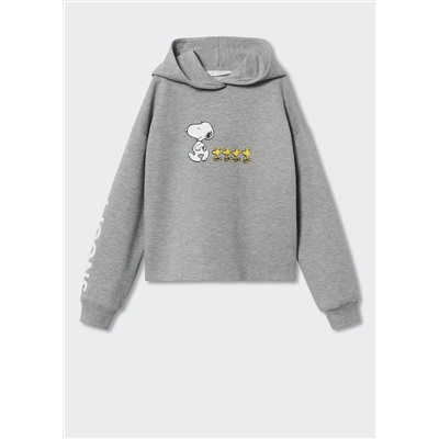 Sudadera snoopy capucha -  Niña | MANGO OUTLET España