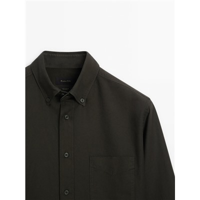 Camisa oxford algodón regular fit