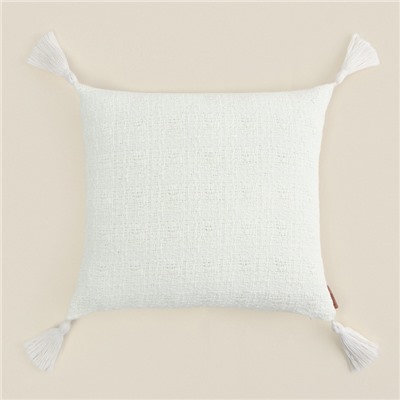 Чехол на подушку SL Home TASSEL 45х45 см, цв. молочный