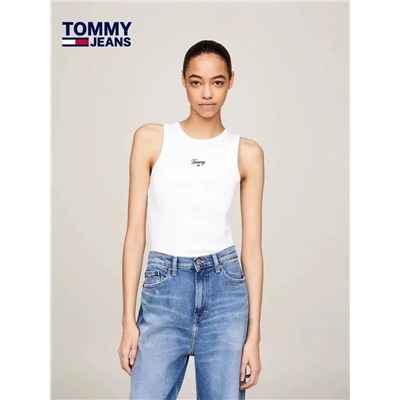 Красивый мягкий приятный для кожи эластичный хлопковый жилет TOMMY JEAN*S ОРИГИНАЛ!