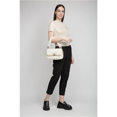 Bolso de piel de cordero - Blanco