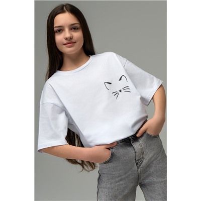 Футболка оверсайз для девочки Happyfox