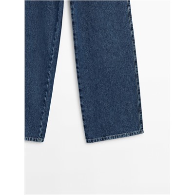 Jeans mid wash jogger wide leg