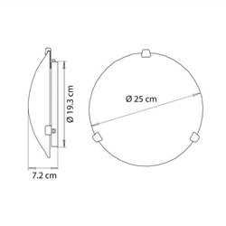 Нарушена упаковка!   Настенно-потолочный светильник Arte Lamp Ornament A4120PL-1CC