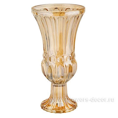 Ваза "Gold" (стекло), D15xH29,5 см