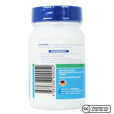 Velavit V-Biotin Plus 5000 мкг 60 таблеток