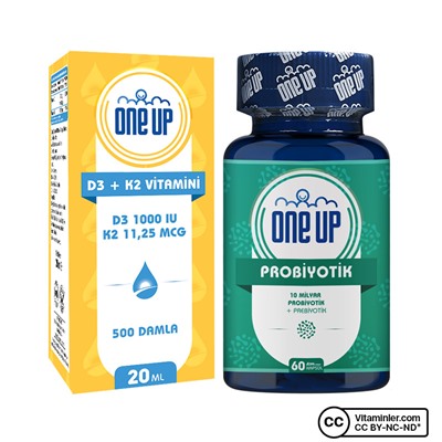 Набор One Up с пробиотиком и витамином D3 K2