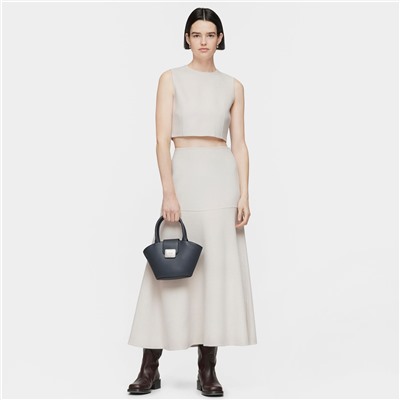 Bolso capazo Lucia - gris oscuro
