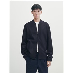 Chaqueta bomber con lana