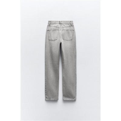 JEANS TRF RECTOS TIRO ALTO