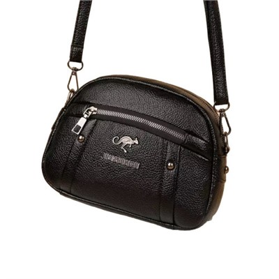Женская кожаная сумка 208 BLACK