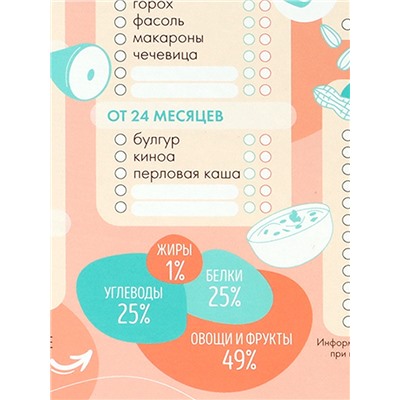 Магнитный трекер ввода прикорма по месяцам для малышей и маркер, бежевый на 2 магнитах