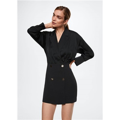 Vestido camisero botones -  Mujer | MANGO OUTLET España