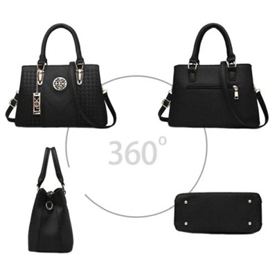 Женская кожаная сумка 8801-81 BLACK