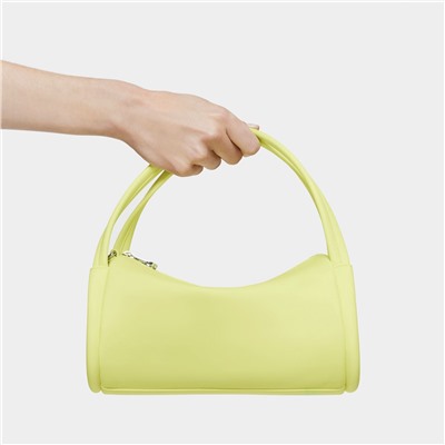 Bolso cilíndrico Miranda Soft - algodón - verde lima
