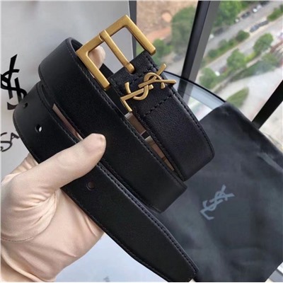 Ремень Ysl Женский. Натуральная кожа