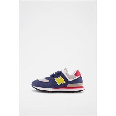 Zapatillas de piel 574 - Índigo