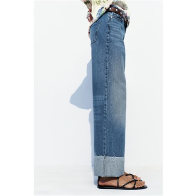 JEANS Z1975 RECTOS TIRO ALTO VUELTA BAJO