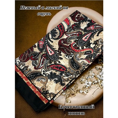 Платок утепленный Версаль цвет №3 (черный)