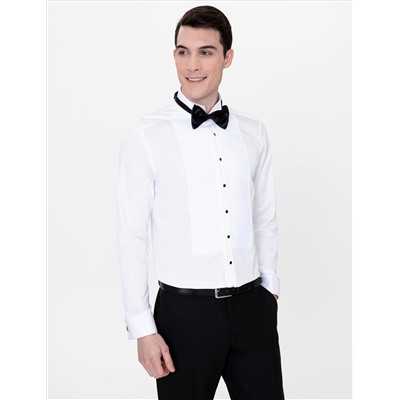 Рубашка для смокинга с белым Slim Fit
