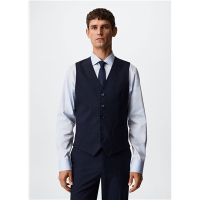 Chaleco traje slim fit -  Hombre | MANGO OUTLET España