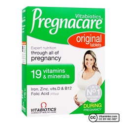 Vitabiotics Pregnacare Original 30 таблеток