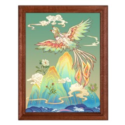 POSV-0228 Постер в рамке 17x23см Два Феникса